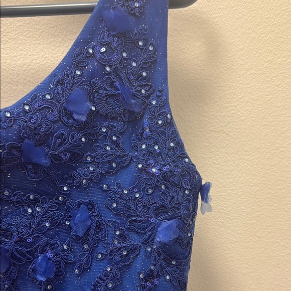 Elegant Blue Junior Dress - Picture 8 of 13